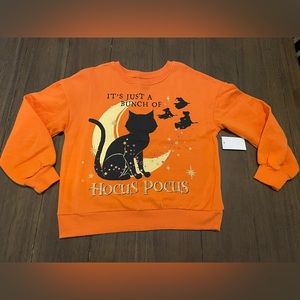 Disney Hocus Pocus Kids Sweatshirt NWT